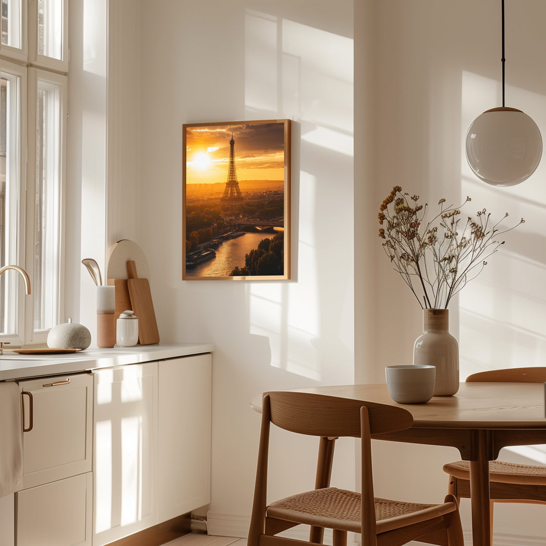 Gyldne Øjeblikke – Eiffeltårnet Solnedgang