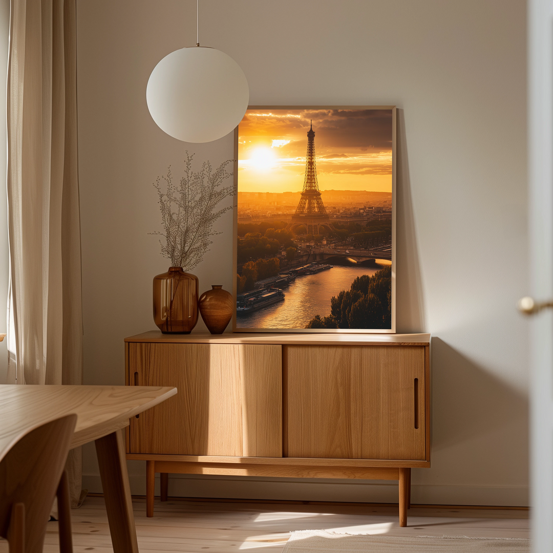 Gyldne Øjeblikke – Eiffeltårnet Solnedgang